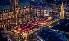 بازگشایی بازار #کریسمس در شهر هامبورگ آلمان