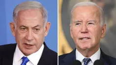 نتانیاهو: بایدن با توقف ارسال محموله تسلیحات به اسرائیل ا