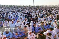 🔴 اینم امروز و نماز با شکوه عید فطر برادران اهل سنت در چا