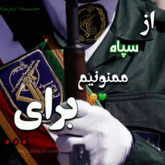 ما تشکر و قدردان سپاهیم ☺💚