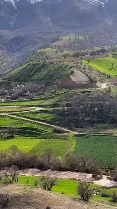 طبیعت دیدنی و بهاری روستاهای اطراف جوانرود 😍 🌱