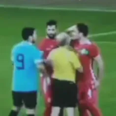بازی ایران و اروگوئه. راستش سوارز اینجا از چشم افتاد