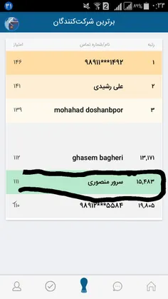 اینم رتبه من 20002018😄 😄 😉 😉