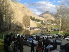 کرمانشاه - تاق بستان ایام نوروز امسال
