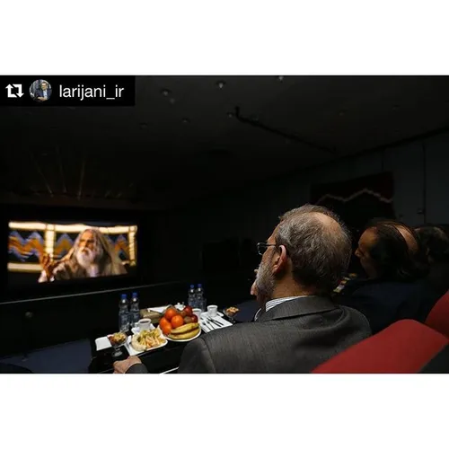دکتر لاریجانی رییس مجلس شورای اسلامی پس از مشاهده فیلم سی