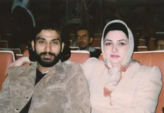 زنده یاد ناصر عبداللهی و همسرش