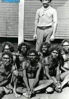 ⭕️ زندان ویندهام و بومیان در غل و زنجیر استرالیایی-1902 م