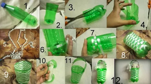 ایده ساخت کاردستی با بطری پلاستیکی 😍