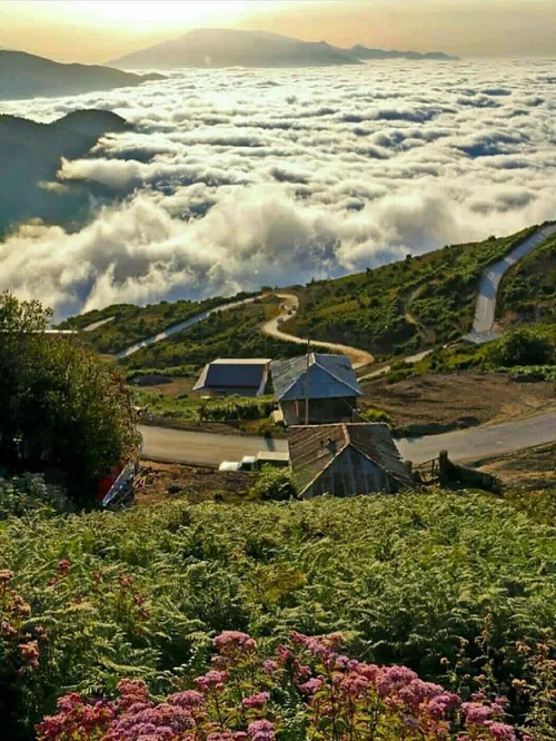 نمایی رویایی از ییلاق فیلبند در شهرستان بابل مازندران در 