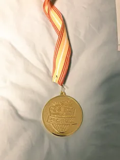 آپدیت توییتر ‌منیجر هیونگ با مدال طلای چانی 😍 😍 ❤ ️