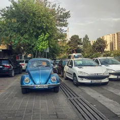 #Dailytehran #Volkswagen #Beatles #Tehran #Life #street #