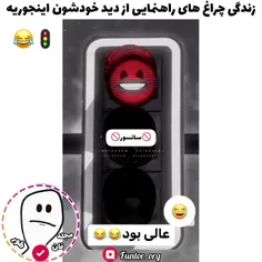 زندگی چراغ های راهنمایی رانندگی در یک روز عادی😂🚦