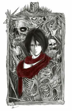 #shingeki #mikasa  #attack_fan_art  #attack_on_titan