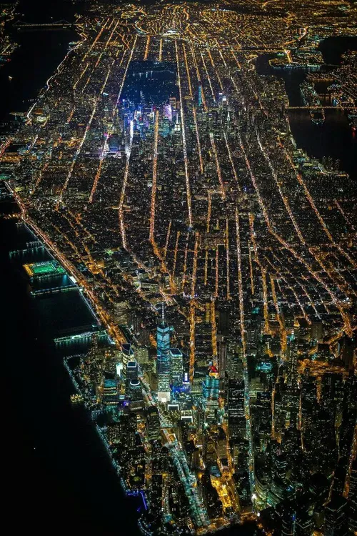تصویر هوایی از نیویورک 😍