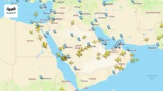 تصویری از پروازهای ورودی به عربستان برای شرکت در مراسم حج