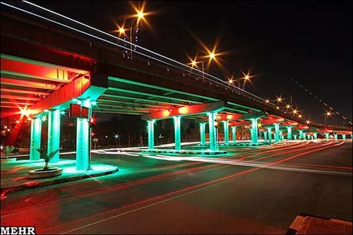 نمای متفاوت , پلی در شهر اهواز