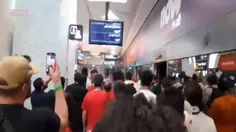 اینجا متروی قطر ، هواداران تیم ملی ایران در مسیر ...