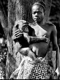 اوتابنگا، سیاهپوستی که ۱۰ سال در قفس اورانگوتان ها در باغ