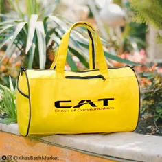 ⭕️ ساک ورزشی CAT مدل Simson (زرد) - خاص باش مارکت
