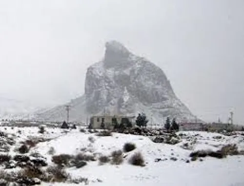 کوه عقاب درزمستان