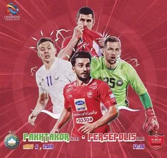 به امید پیروزی پرسپولیس تیم اول ایران بر پاختاکور تیم اول