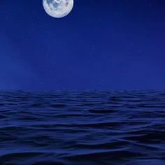 The sea has a different beauty at night:)