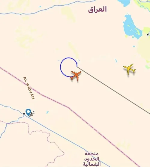 هواپیمای سوخت رسان آمریکایی در عراق