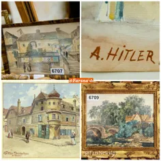 فروش تابلوی نقاشی هیتلر در حراجی نورنبرگ  آلمان