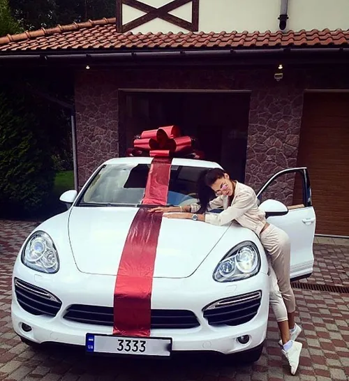 luxury kado porsche car girl