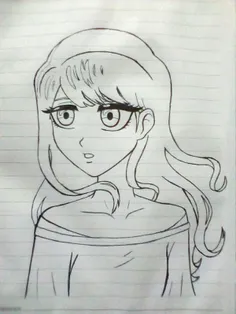 نقاشیه من😉 ‌ anime girl