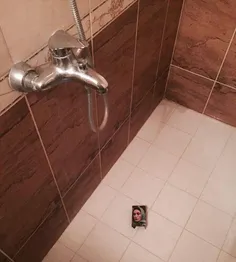 ‏عکس لو رفته از هدیه تهرانی در حمام!