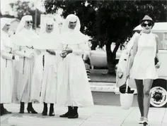 عکس العمل چند راهبه در برابر تغییر مد و پوشش زنان در استر