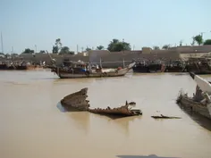 بالا اومدن آب رودخونه بعدازبارش بارون دیشب