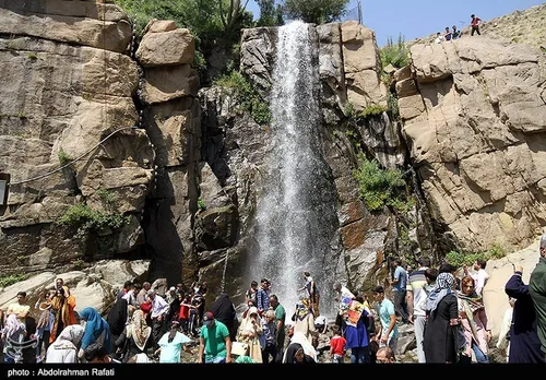 آبشار گنج نامه همدان
