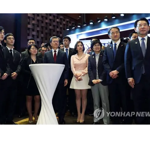 مراسم افتتاحیه مشارکت اقتصادی تجاری چین و کره درپکن با حض