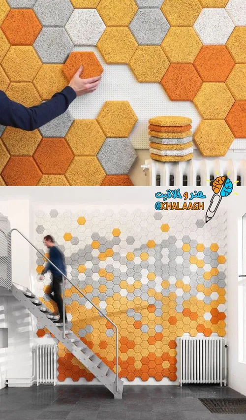 خلاقیت در طراحی نمای دیوار با عایق آکوستیک