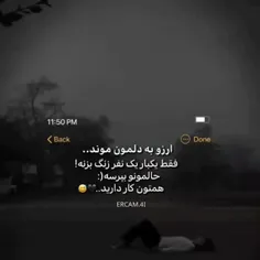 آرزو به دلمون موند