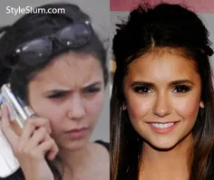 Nina Dobrev without makeup