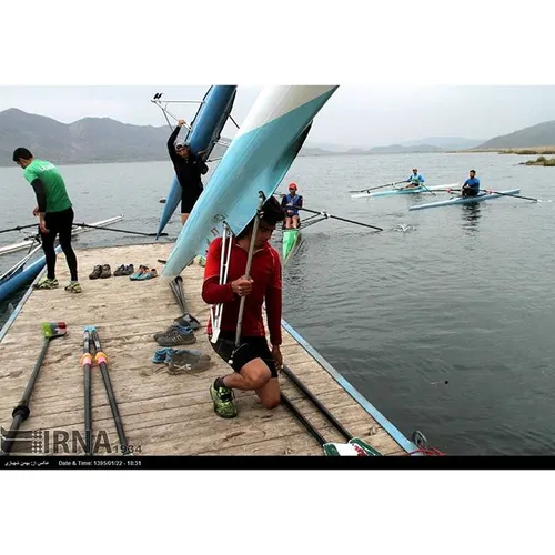 مریوان/اردوی تیم ملی قایقرانی روئینگ مردان