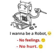 میخوام یک ربات باشم 