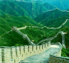 تصویر زیبایی از دیوار چین