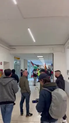 امروز برای اولین بار در دانشگاه تورین ایتالیا تظاهرات ضد 