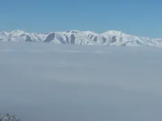 سنندج در یک روز مه آلود گردنه صلوات آباد