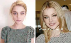 قبل و بعد آرایش مدل های معروف