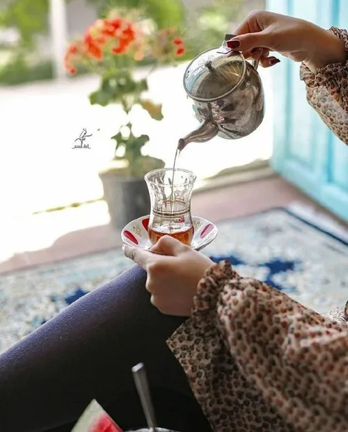 🍓شاید باید جهان را رها کرد و فنجانی چای خورد☕️