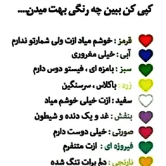 ،💚🤍🖤💜💙❤️🧡💛🤎🖤🤍بگید ببینم