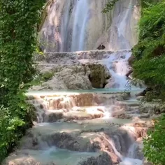 آبشار آهکی اسکلیم_مازندران