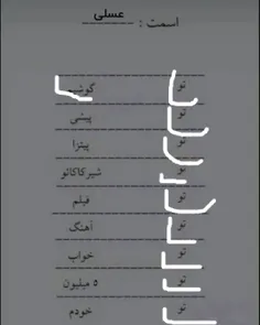 عسلی