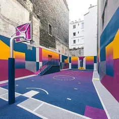 طراحی شهری و استفاده از هنر رنگ آمیزی👌
