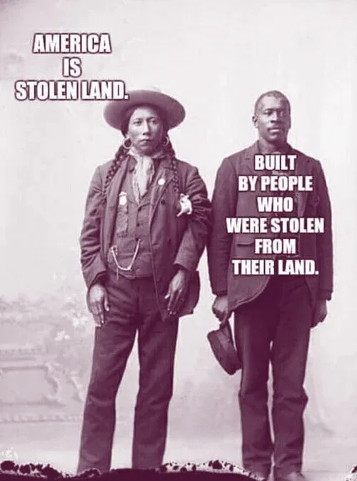 امریکا سرزمین دزدیده شده ...